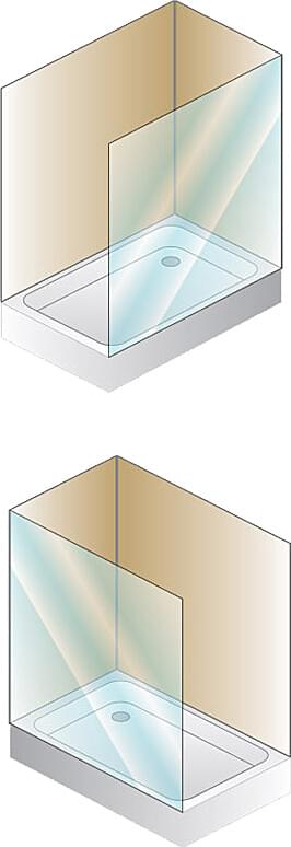 Схема душевая перегородка Kolpa San Terra TS Open 120