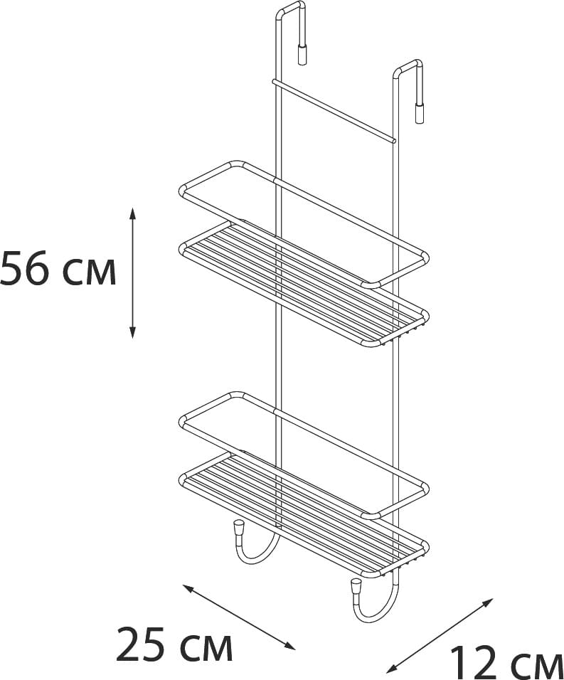 Схема полка Fixsen FX-740B-2 черная