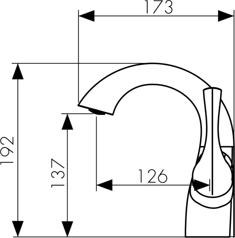 Схема смеситель для раковины Kaiser Comba 48011-1 бронза
