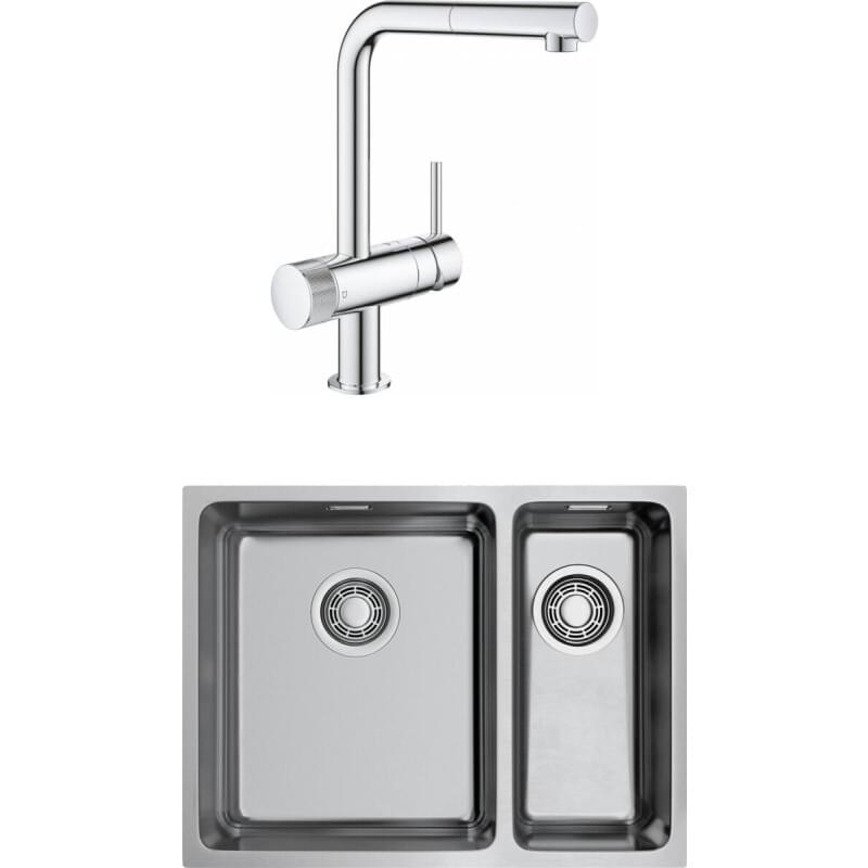 Смеситель для кухни мойки grohe blue pure minta 31721000