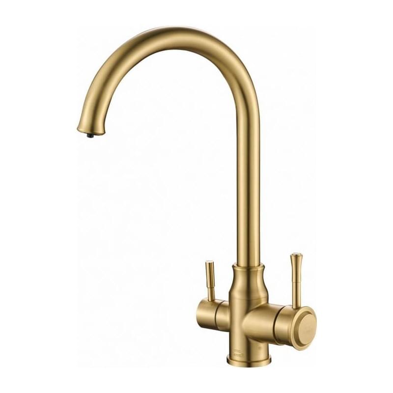 Смеситель Steel Hammer SH 763 INOX BRONZE PVD для кухонной мойки
