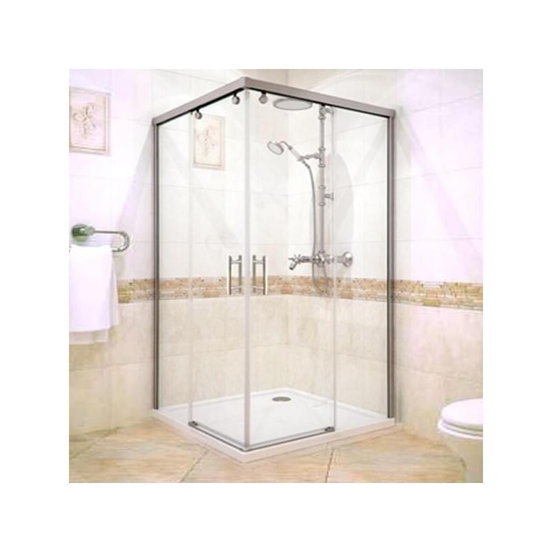 Душевой уголок GuteWetter Slide Rectan GK-864 правая 95x90 см стекло бесцветное, профиль хром SLIDE RECTAN GK-864 CR CH02 1 R 95x90