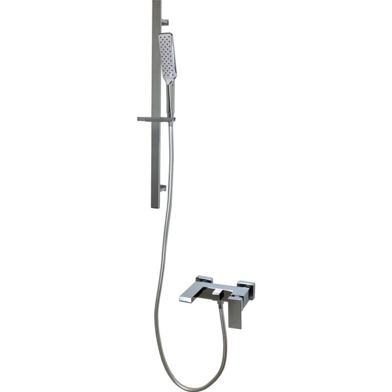 Смеситель Bronze de Luxe Simple STB980 для ванны с душем, хром