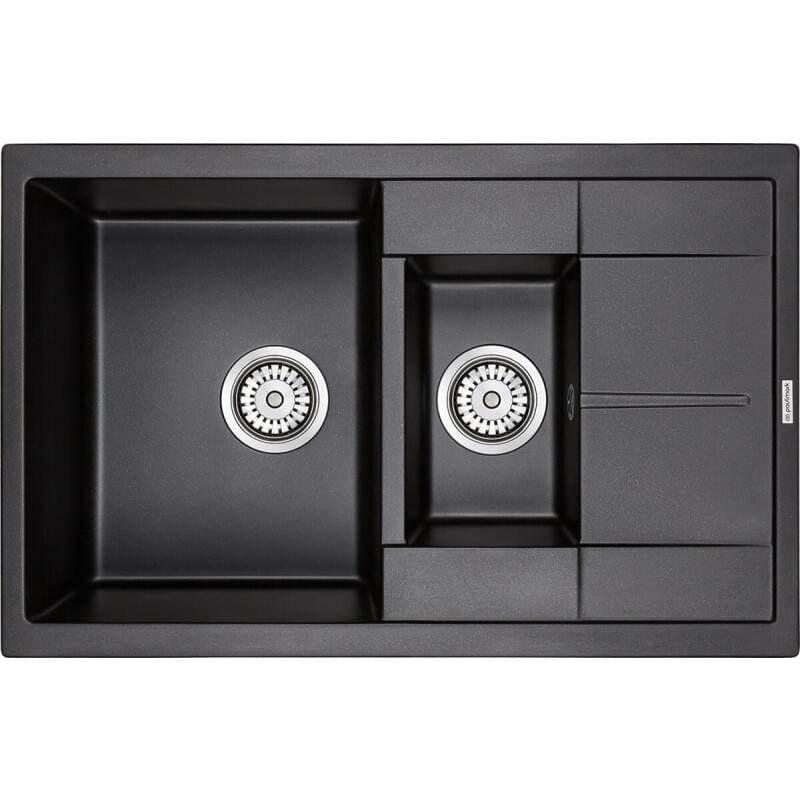 Мойка кухонная Paulmark Feste PM237850-BL черный