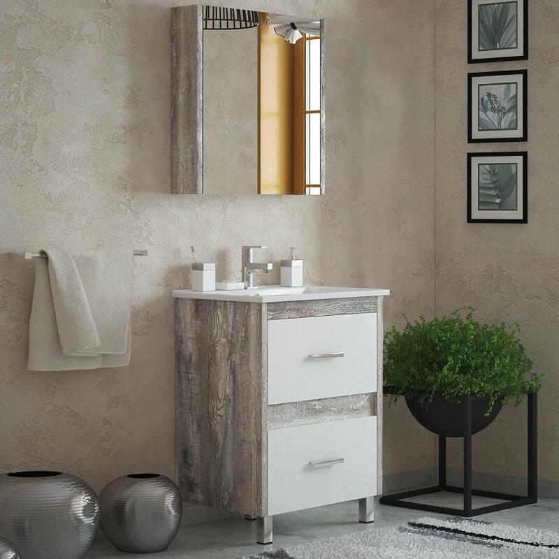 Мебель для ванной Corozo Верона 65 антик