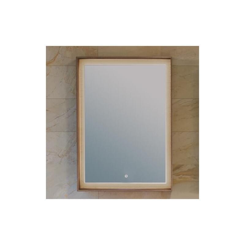 Зеркало Raval Frame 60 дуб трюфель, с подсветкой Fra.02.60/DT