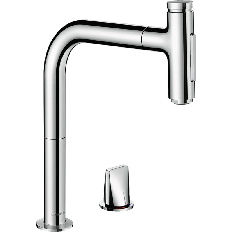 Смеситель Hansgrohe Metris Select 73818000 для кухонной мойки