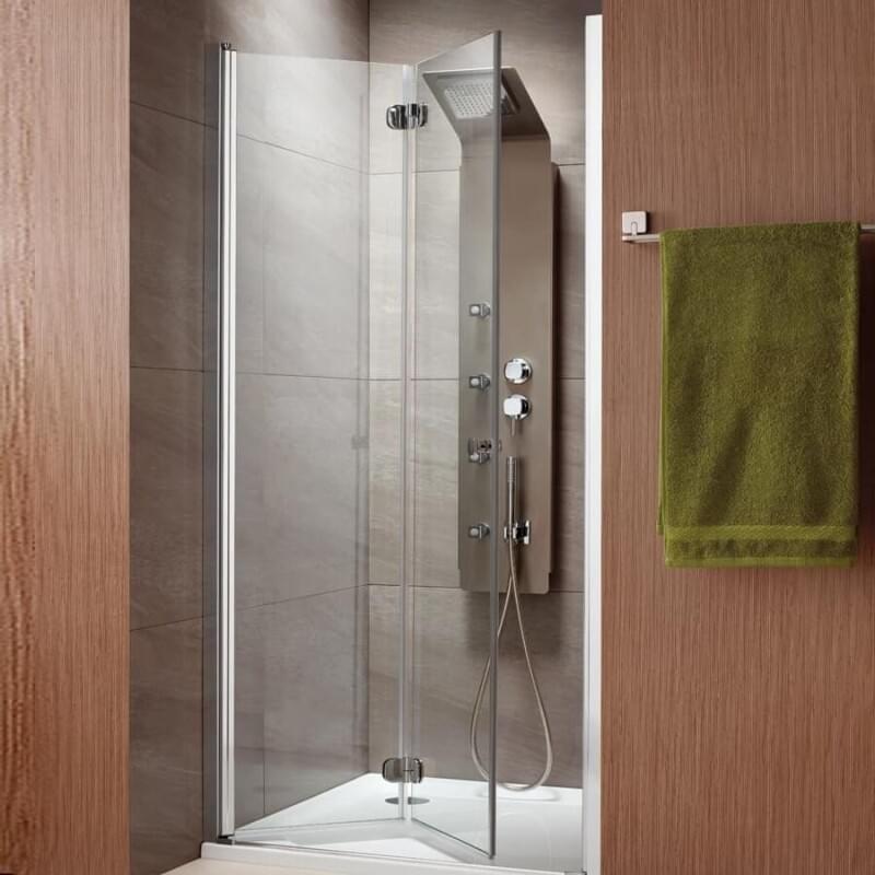 Стеклянные двери для душа без поддона - дополнительная защита ванной комнаты от излишней влаги