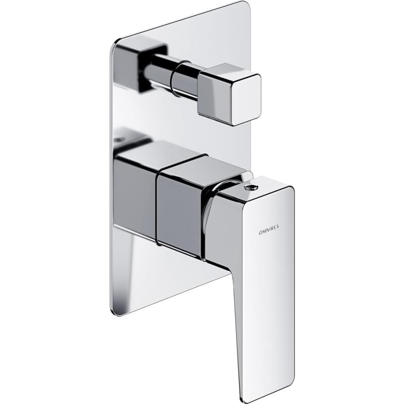 Смеситель Omnires Parma PM7435CR С ВНУТРЕННЕЙ ЧАСТЬЮ, для ванны с душем, хром