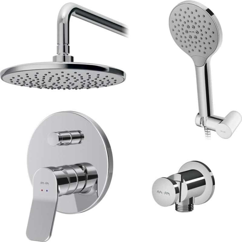 Душевой комплект AM.PM X-Joy FB85A1RH20 С ВНУТРЕННЕЙ ЧАСТЬЮ, для душа