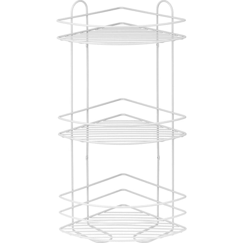 Полка для ванной комнаты угловая чмз 3 ярусная